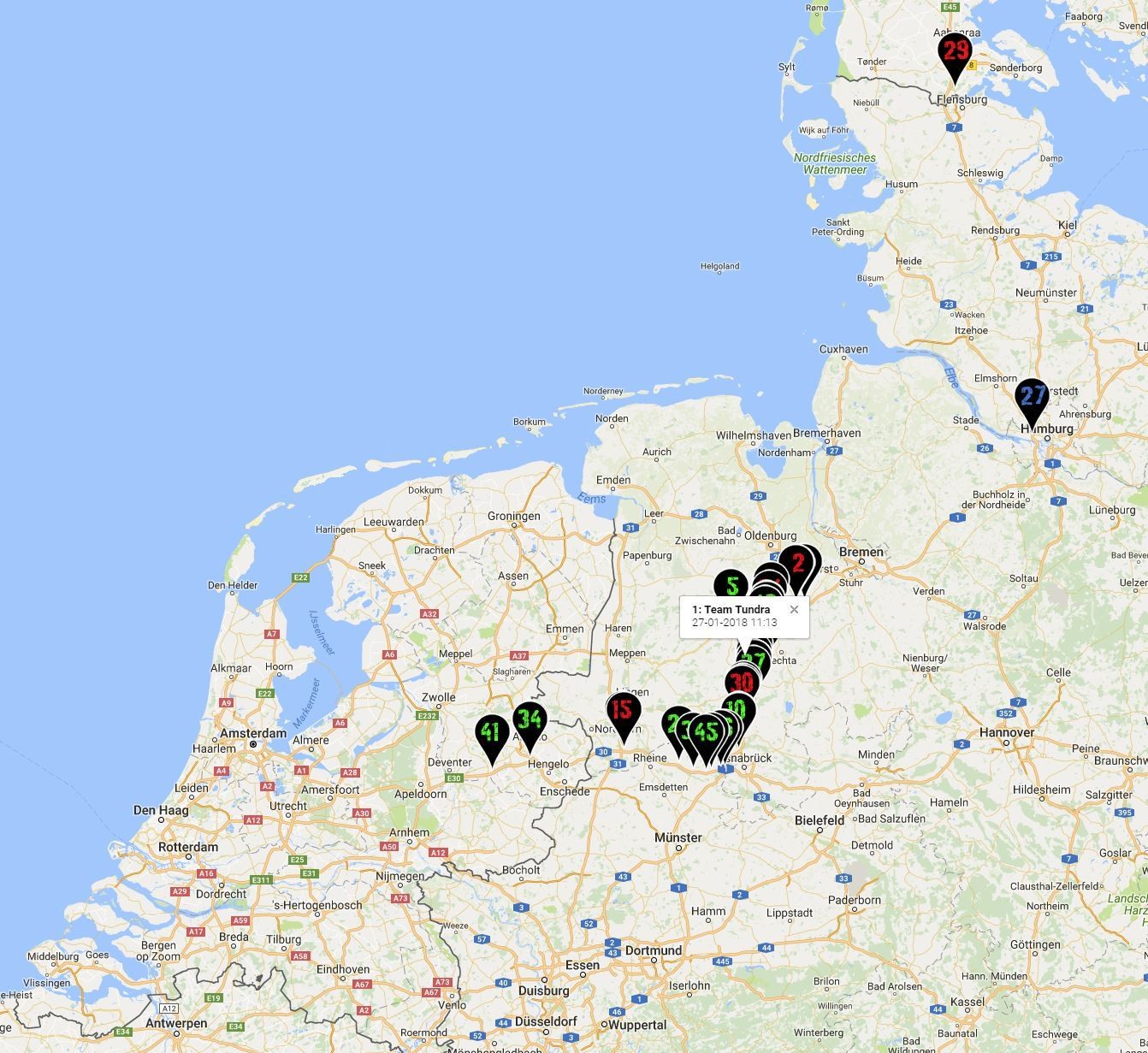 Route naar de finish | Stichting Team Tundra | Nieuw Lekkerland | Nederland